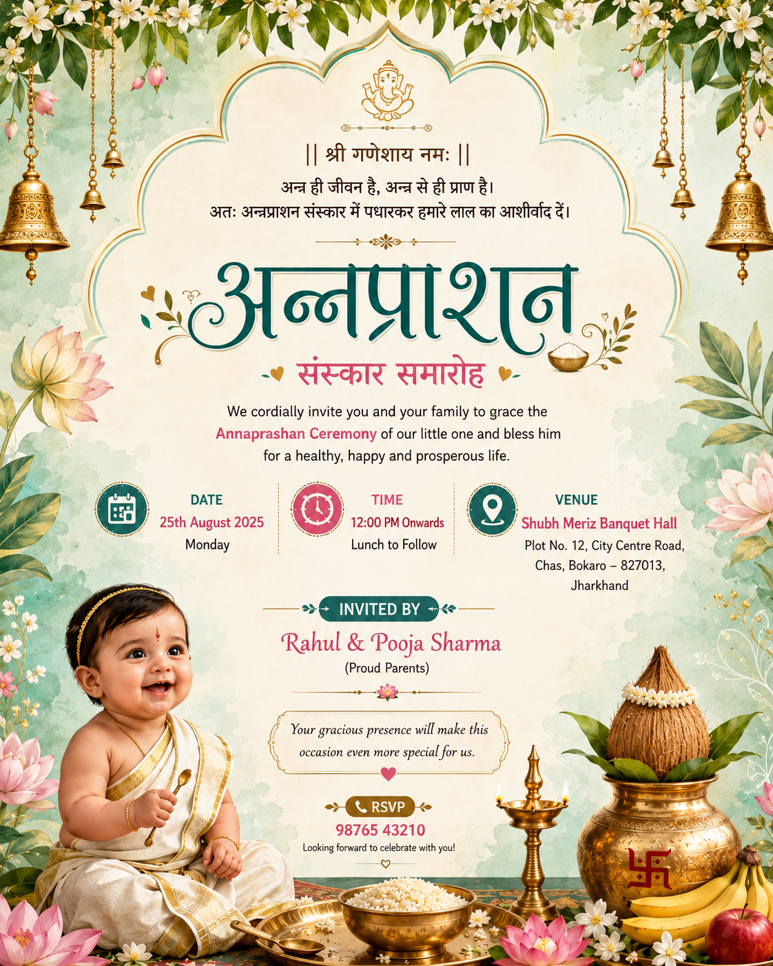 Annaprashan Invitation Design 04
