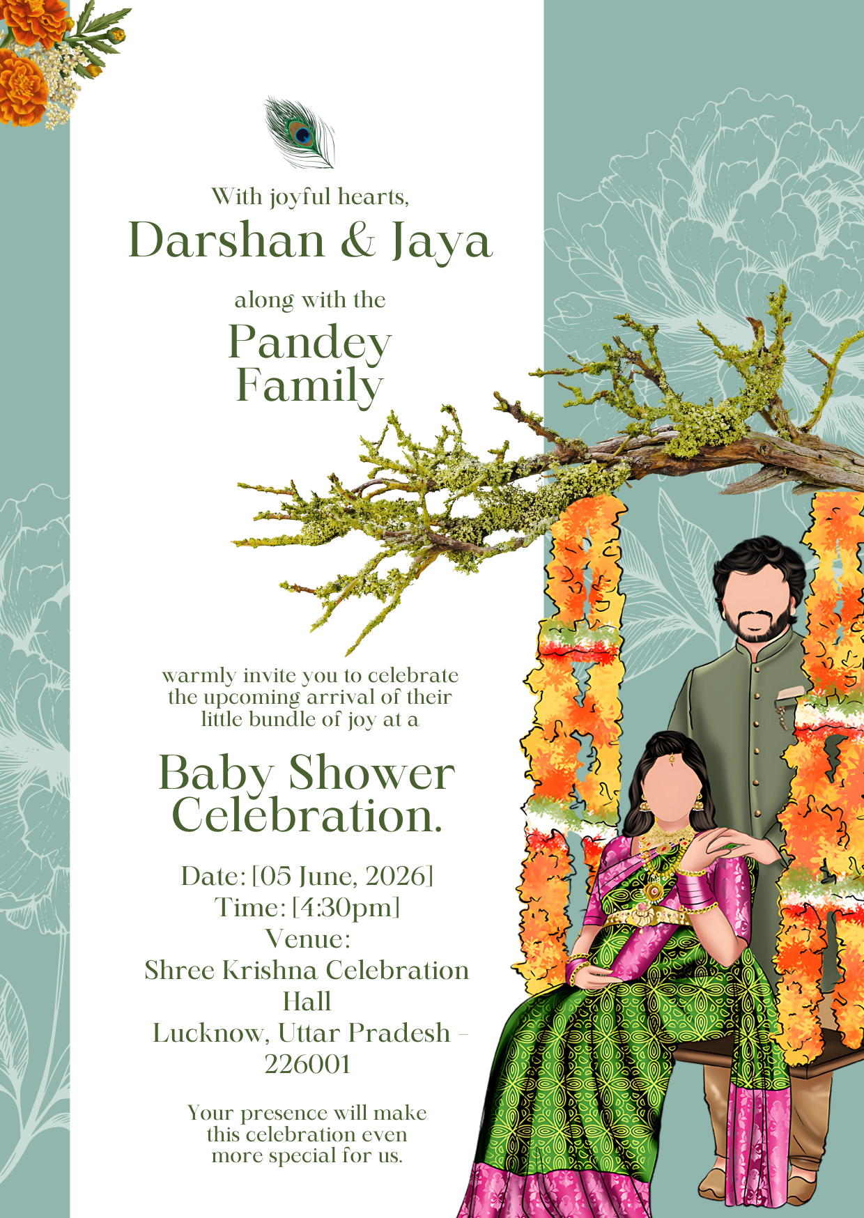 Baby Shower Invitation Design 10