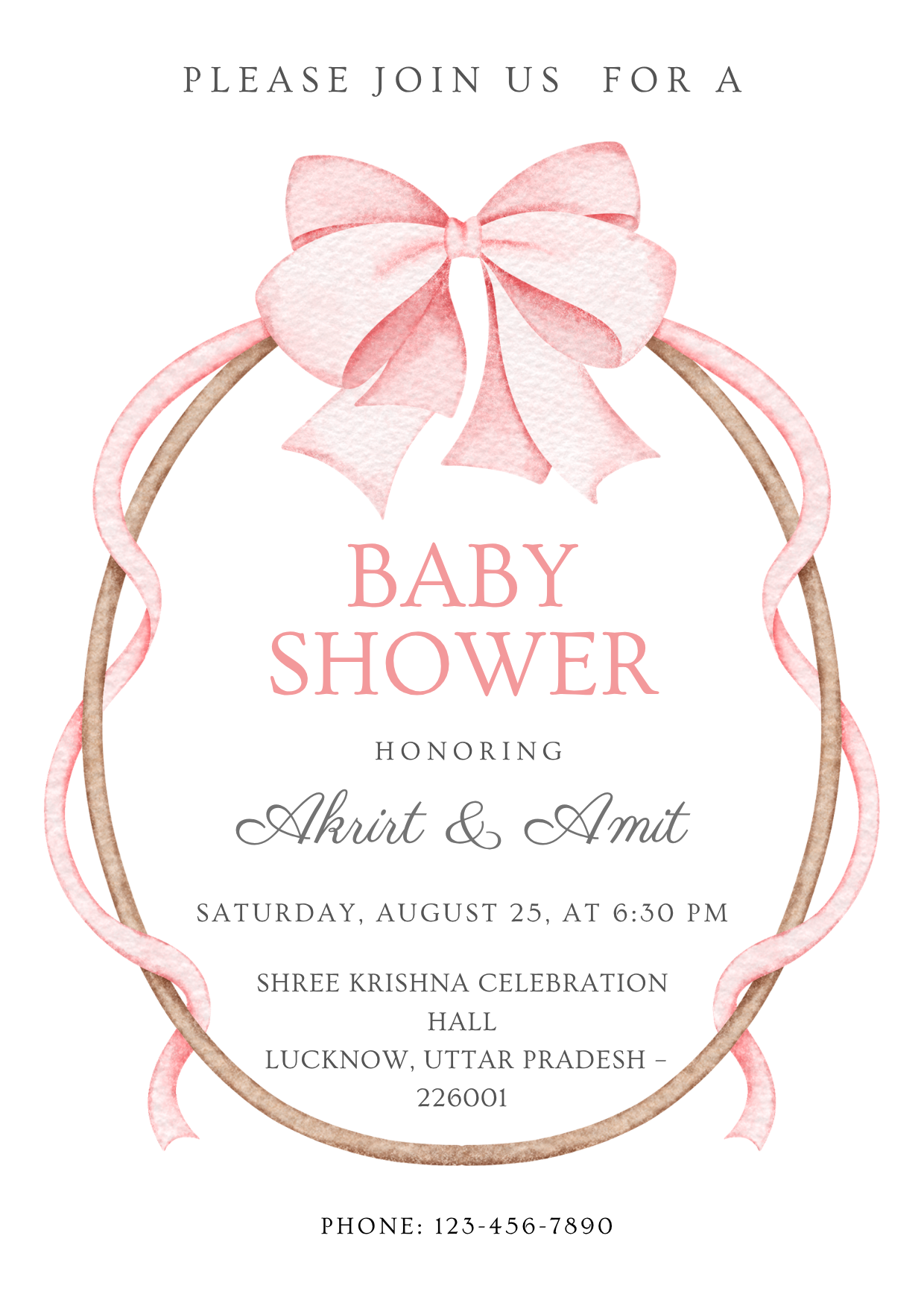 Baby Shower Invitation Design 17