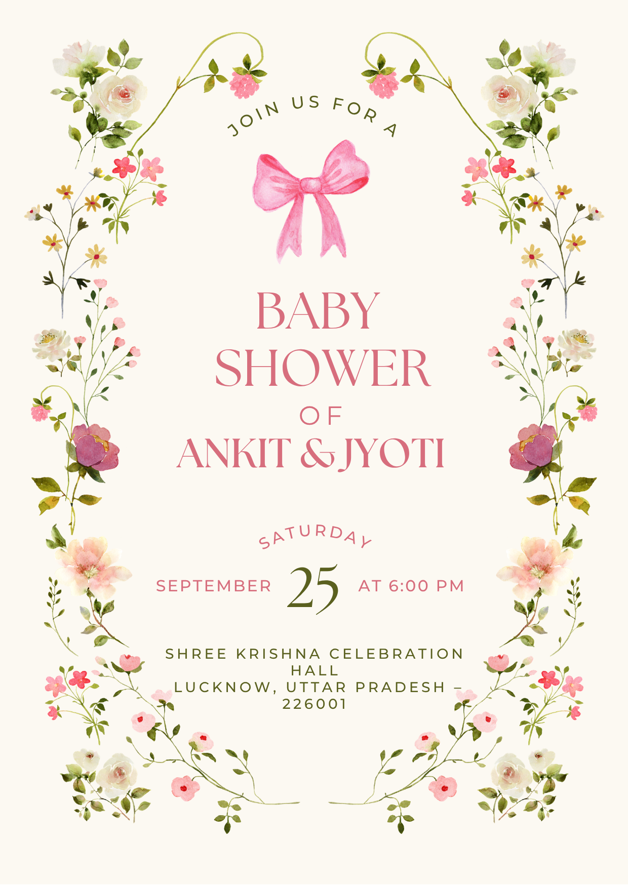 Baby Shower Invitation Design 18