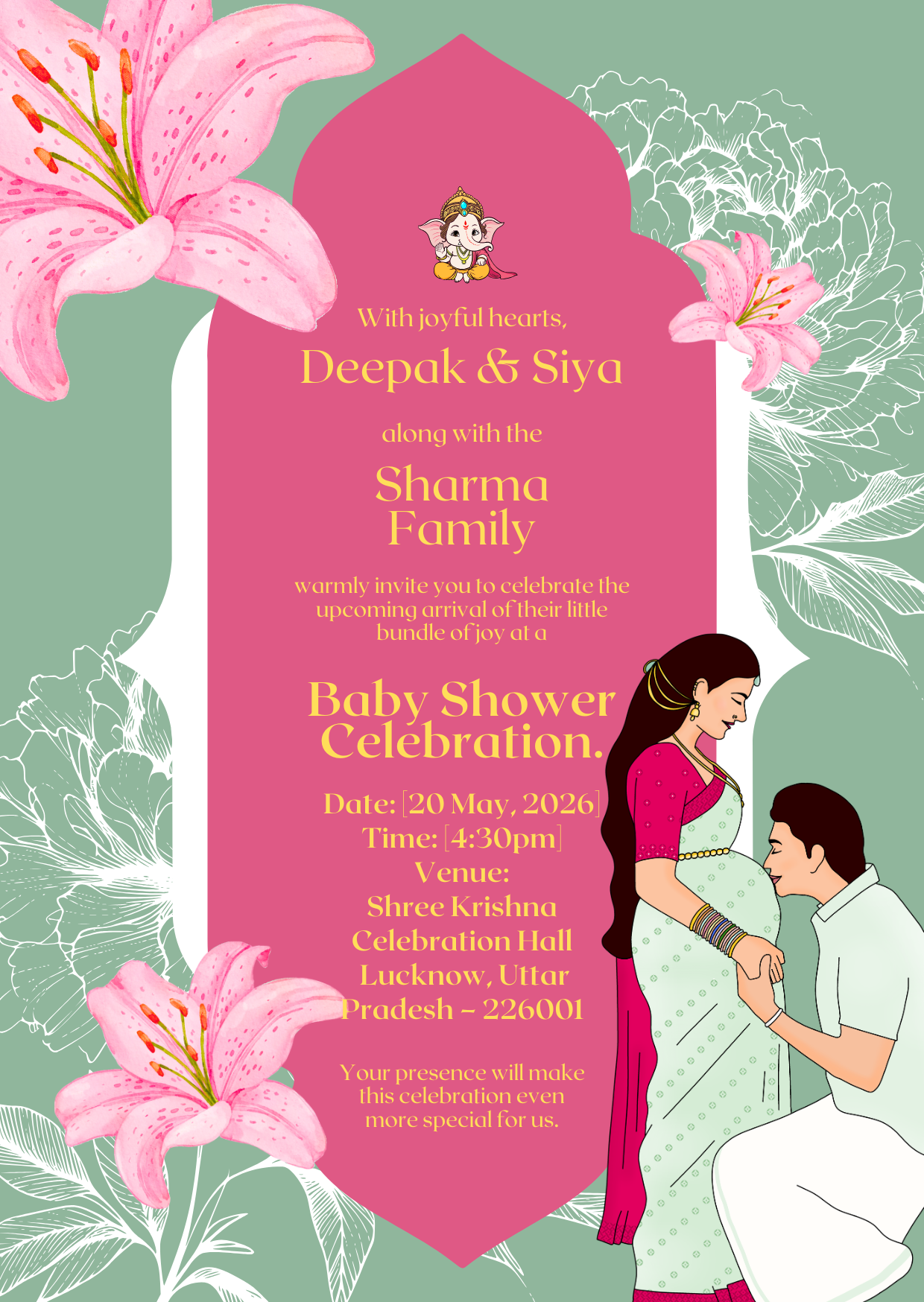 Baby Shower Invitation Design 02