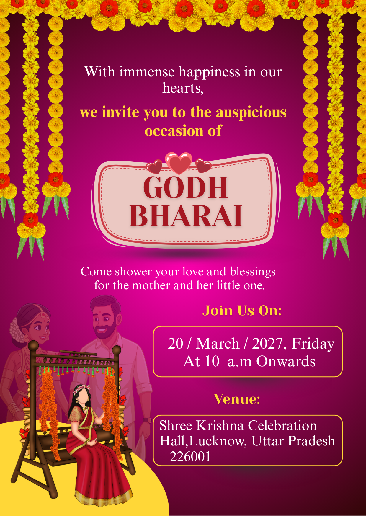 Baby Shower Invitation Design 03