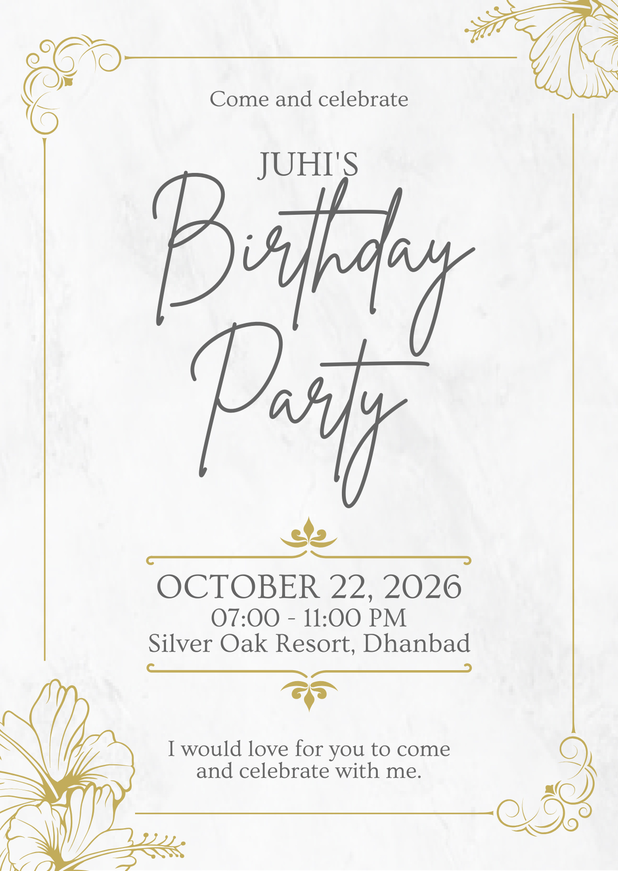 Birthday Invitation Design 17