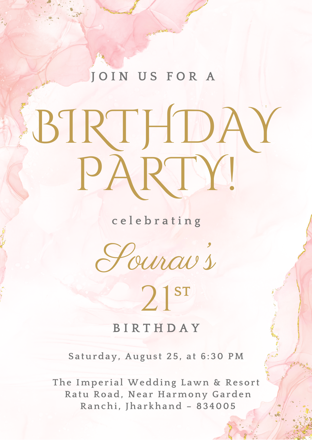 Birthday Invitation Design 18