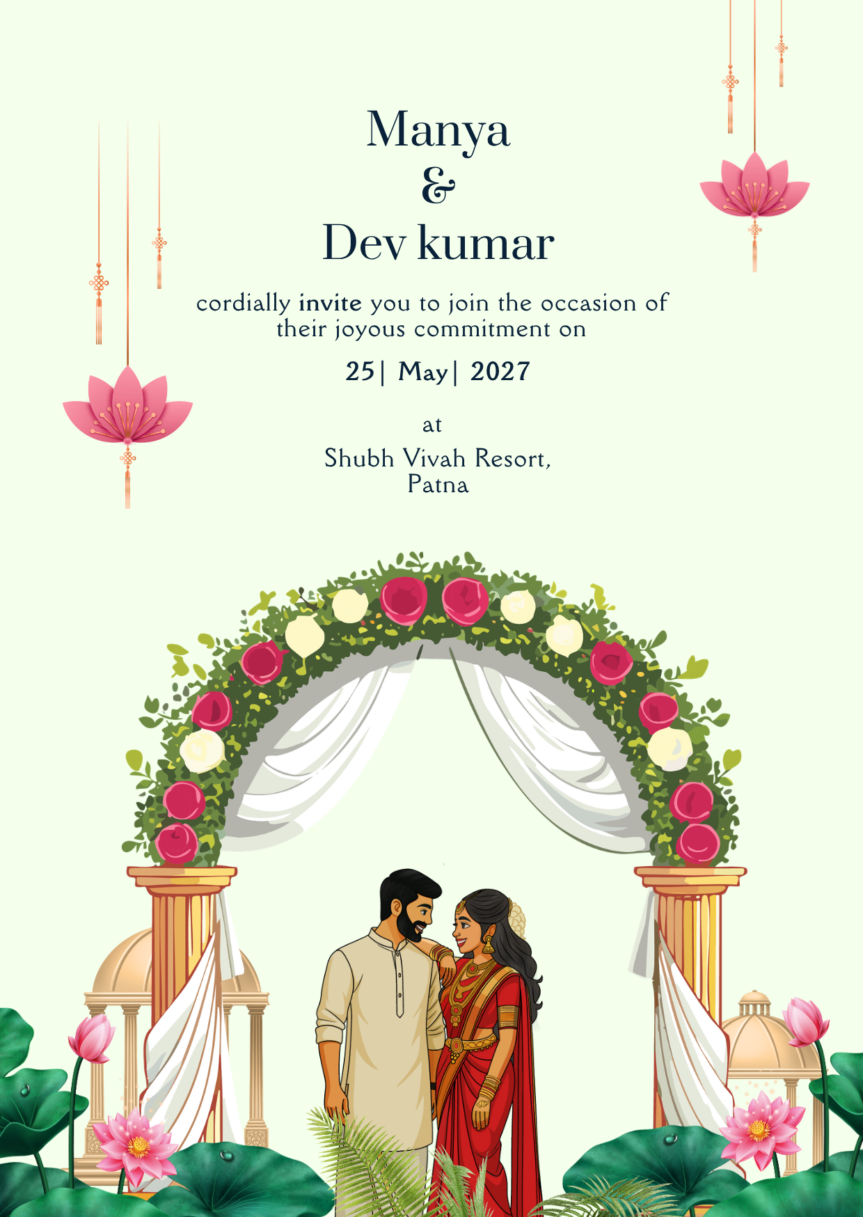Wedding Invitation Design 11