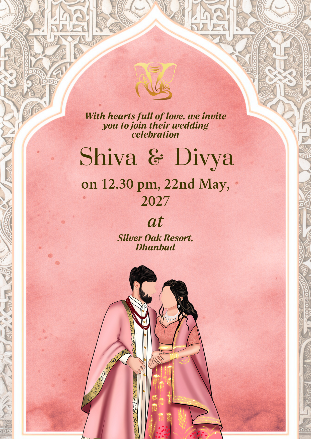 Wedding Invitation Design 14