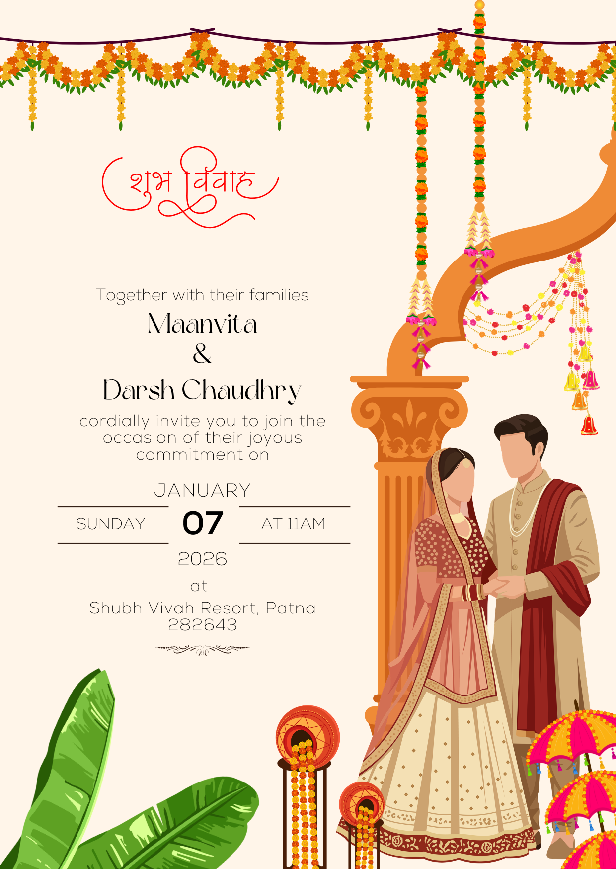 Wedding Invitation Design 09